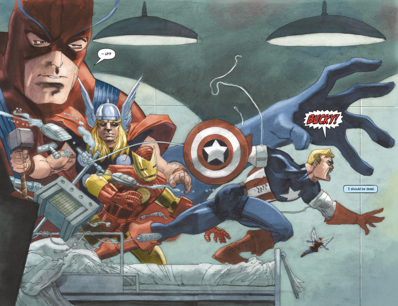 Illustration for article titled The Captain America Comic Book That Got Frozen in Time